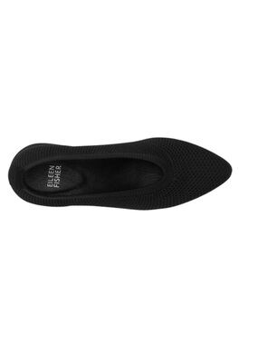 Eileen Fisher NWOB Gabby Recycled Stretch Knit Pump Black Size 7 1/2 Retail $180